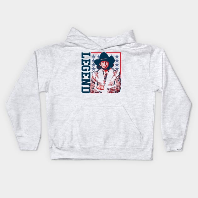 Best Merch of Allan Music Legends Kids Hoodie by FrancisMcdanielArt